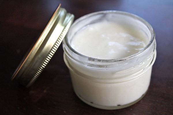 mason jar of deodorant