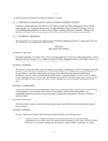 Addison County Solid Waste Management District Charter