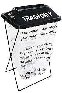 X-frame container for trash