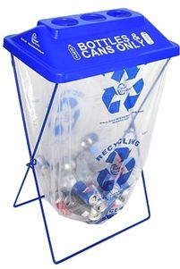 X-Frame container for recyclables