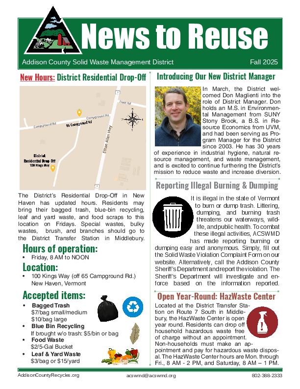 This opens the Spring 2026 Newsletter. If unable to read the PDF, please call 802-388-2333 for assistance.