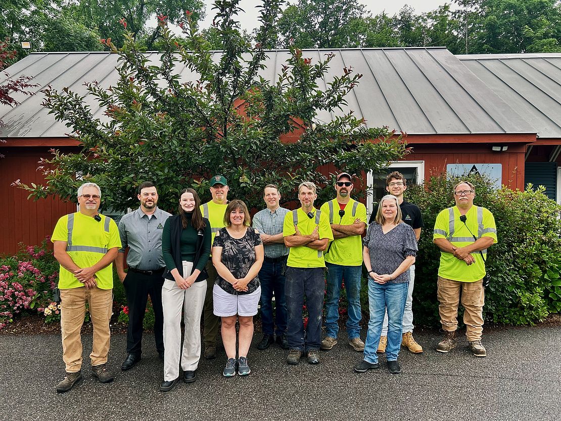 A photo of the staff of ACSWMD.
