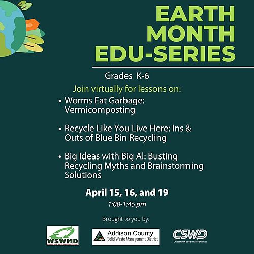 Looking for events to fill your April calendar? Check out ACSWMD’s upcoming events:

First on the list is the Earth Day...